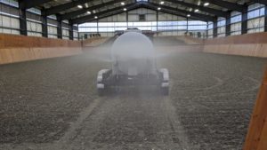 horse-arena-maintenance - Watering is the key to great footing